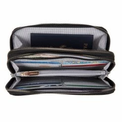 Cheapest 🧨 Travelon RFID Blocking Double Zip Wallet ⭐ -Cluballiance Sales Store 43399 500 2