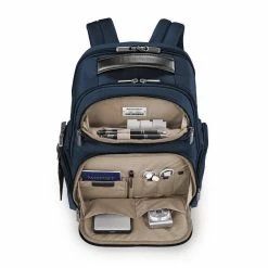 Outlet 🔔 Briggs & Riley @Work Medium Cargo 🎒 Backpack ❤️ -Cluballiance Sales Store Briggs Riley Medium Cargo Backpack Navy 2