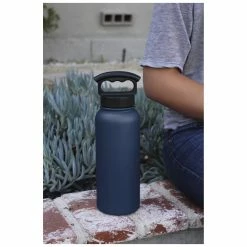 Best deal 🥰 FIFTY/FIFTY 34oz Insulated Bottle with Wide Mouth 3-Finger Lid 🎁 -Cluballiance Sales Store FiftyFifty34ozWideNavy2