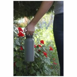 Best deal 🥰 FIFTY/FIFTY 34oz Insulated Bottle with Wide Mouth 3-Finger Lid 🎁 -Cluballiance Sales Store FiftyFifty34ozWideSlateGrey3
