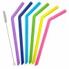 Best Pirce 🎁 FIFTY/FIFTY Silicone Straws - 6pk Assorted Colors With 2 Brushes 🌟