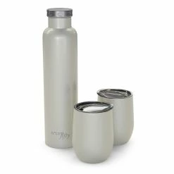 Buy ⌛ FIFTY/FIFTY SevenFifty Wine Growler And Tumbler Gift Set 🔥 -Cluballiance Sales Store Fifty Fifty Seven Fifty Wine Growler Set Pearl White 1