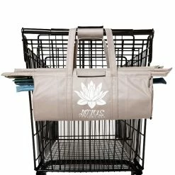 Cheapest 🌟 Lotus Sustainables Lotus Trolley Bag - Set Of 4 Reusable Grocery Cart Bags ✔️ -Cluballiance Sales Store Lotus Trolley Bag Earth Tone 4