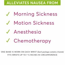 Brand new 🧨 Psi Bands - Wrist Bands for Motion Sickness & Nausea Relief 👍 -Cluballiance Sales Store PSIBandsColorPlay3