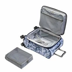Coupon ⌛ Ricardo Beverly Hills Seahaven 2.0 Softside Carry-On Spinner Luggage 🎁 -Cluballiance Sales Store RicardoSeahaven2COSnowLeopard3