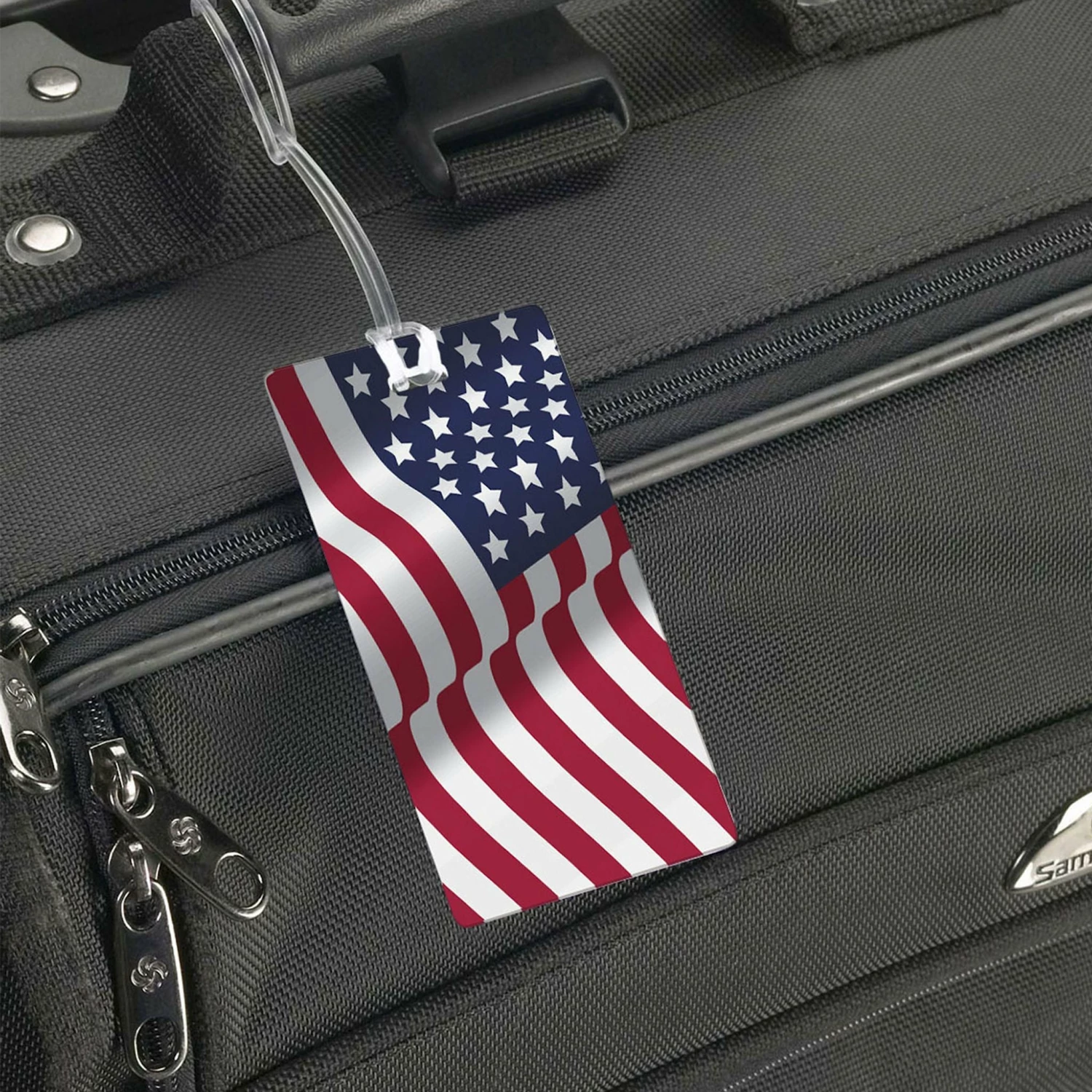 Cheap 🛒 Smooth Trip American Flag Luggage Tag ⭐