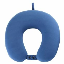 Best Sale 👍 Smooth Trip Memory Foam Travel Pillow 🔔 12 Best Sale 👍 Smooth Trip Memory Foam Travel Pillow 🔔 -Cluballiance Sales Store ST Memory Foam Travel Pillow Blue 2