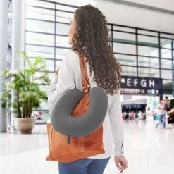 Best Sale 👍 Smooth Trip Memory Foam Travel Pillow 🔔 15 Best Sale 👍 Smooth Trip Memory Foam Travel Pillow 🔔 -Cluballiance Sales Store ST Memory Foam Travel Pillow Gray 3