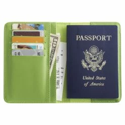 Brand new 😉 Smooth Trip RFID Blocking Passport Wallet 👏 -Cluballiance Sales Store ST RFID Blocking Passport Wallet Green 1