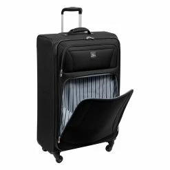 Cheap 🤩 Skyway Luggage Epic Softside Large Check-In Spinner Luggage 👍 -Cluballiance Sales Store SkywayEpicBlackLG4 A