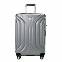 Wholesale 🛒 Skyway Luggage Nimbus 4.0 Hardside Medium Check-In Spinner Luggage 🎁 -Cluballiance Sales Store SkywayNimbus4SilverMedium1 A