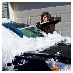 Buy 🧨 Snow Joe® 2-In-1 Telescoping Snow Broom + Ice Scraper 🌟 -Cluballiance Sales Store Snow Joe 1b