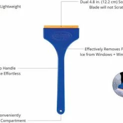 Brand new 🛒 Snow Joe Edge Ice Scraper with Brass Blade 👏 -Cluballiance Sales Store Snow Joe Scraper 4