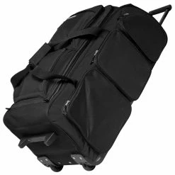 Outlet 😉 Travelers Club 30" Adventure Rolling Multi-Pocket Upright Duffel ⌛ -Cluballiance Sales Store Travelers Club 30 Black Duffel 7