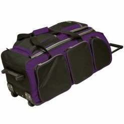 Outlet 😉 Travelers Club 30" Adventure Rolling Multi-Pocket Upright Duffel ⌛ -Cluballiance Sales Store Travelers Club 30 Purple Duffel 3