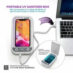 Budget 👍 Travelon Portable UV Sanitizer Box 😀 -Cluballiance Sales Store Travelon Portable UV Sanitizer Box 3