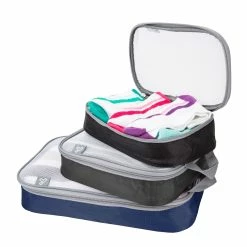 Flash Sale 👍 Travelon Set Of 3 Packing Organizers - Cool Tones ⭐