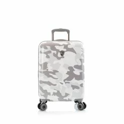 Best Sale 🎉 Heys America White Camo 21" Carry-On Spinner Luggage 🎁